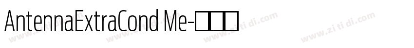 AntennaExtraCond Me字体转换